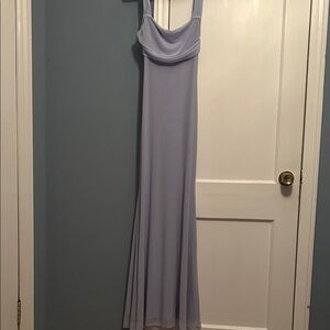 Beginning Boutique Sky Blue Backless Gown